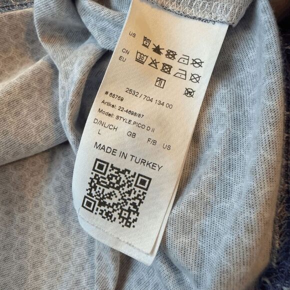 BRAX Men's Ultralight Easy Care Pico Short Sleeve Polo Shirt Purple Large - Picture 6 of 7